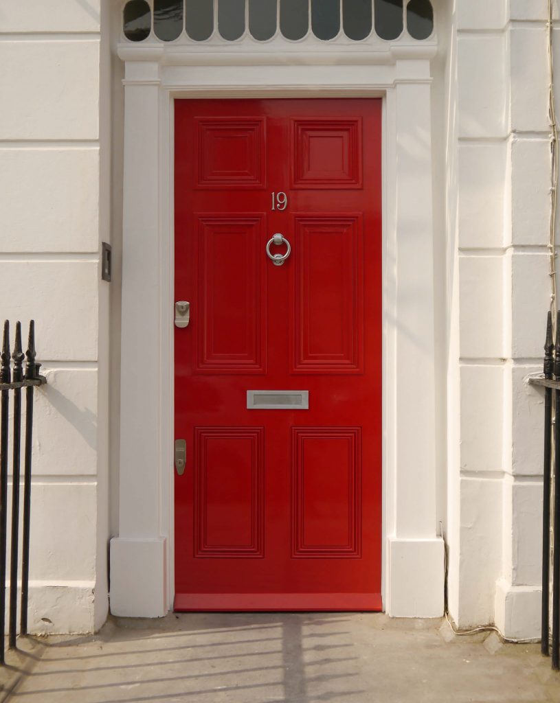 Black Georgian Door - London Door Company