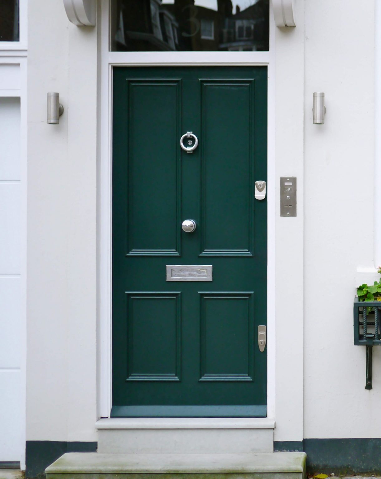 Traditional Green Victorian Door - London Door Company